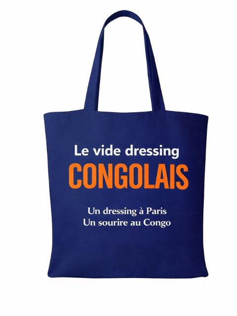 Tote bag – Bleu, orange