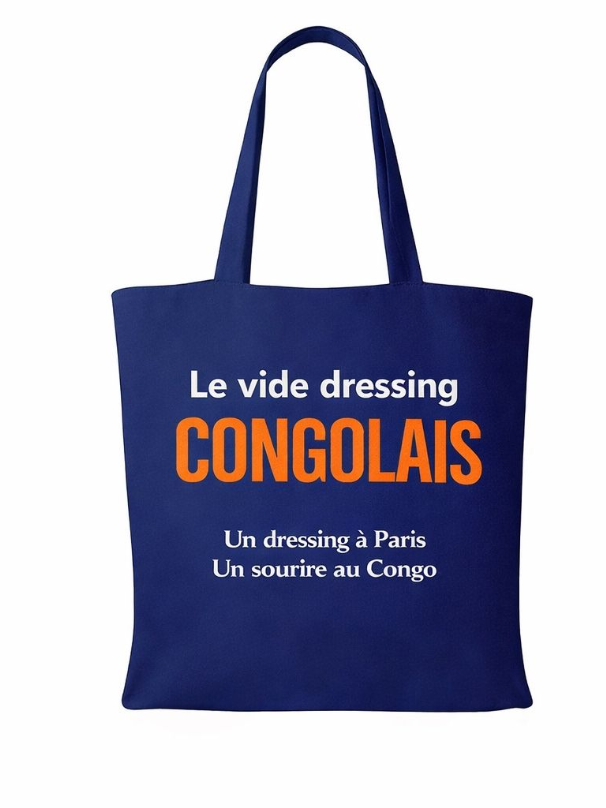 Tote bag – Bleu, orange