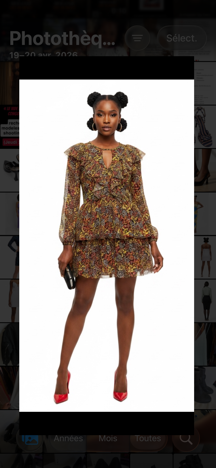 Robe courte – Imprimé – Taille M