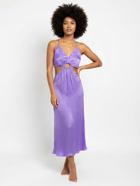 Robe longue Etam – Mauve – Taille S