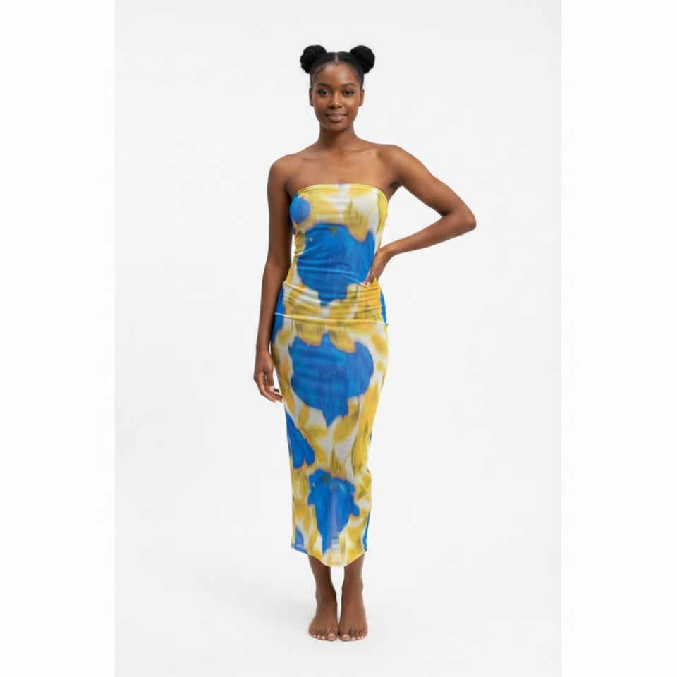 Robe longue Zara – Imprimé – Taille S