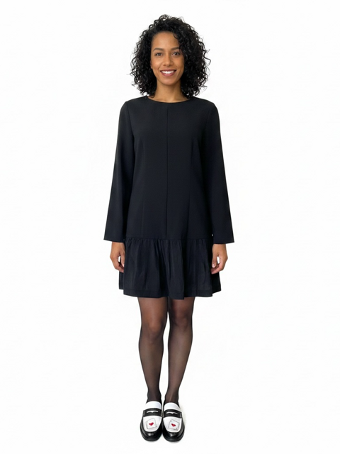 Robe courte Sisley – Noir – Taille 42