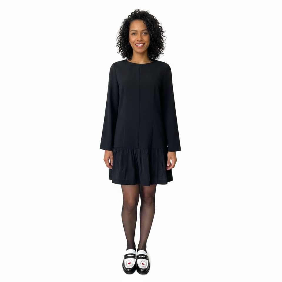 Robe courte Sisley – Noir – Taille 42