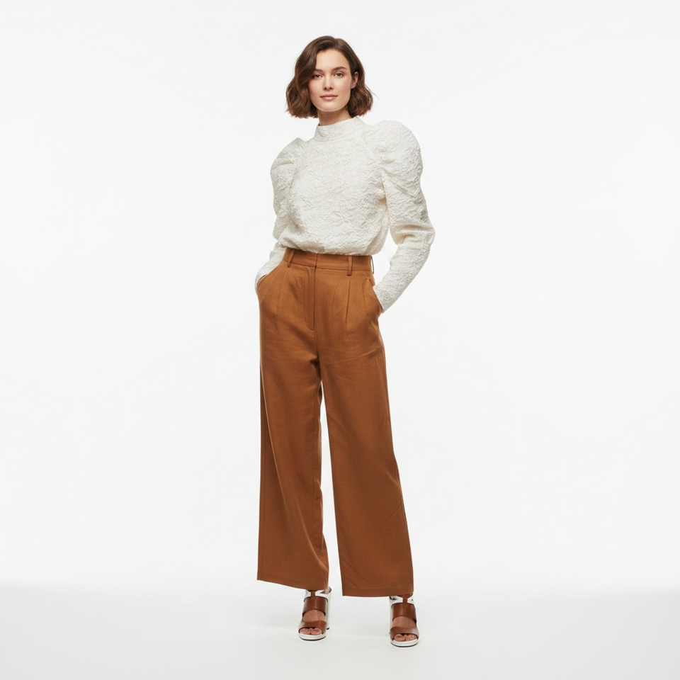 Chemise H&M – Crème – Taille XS