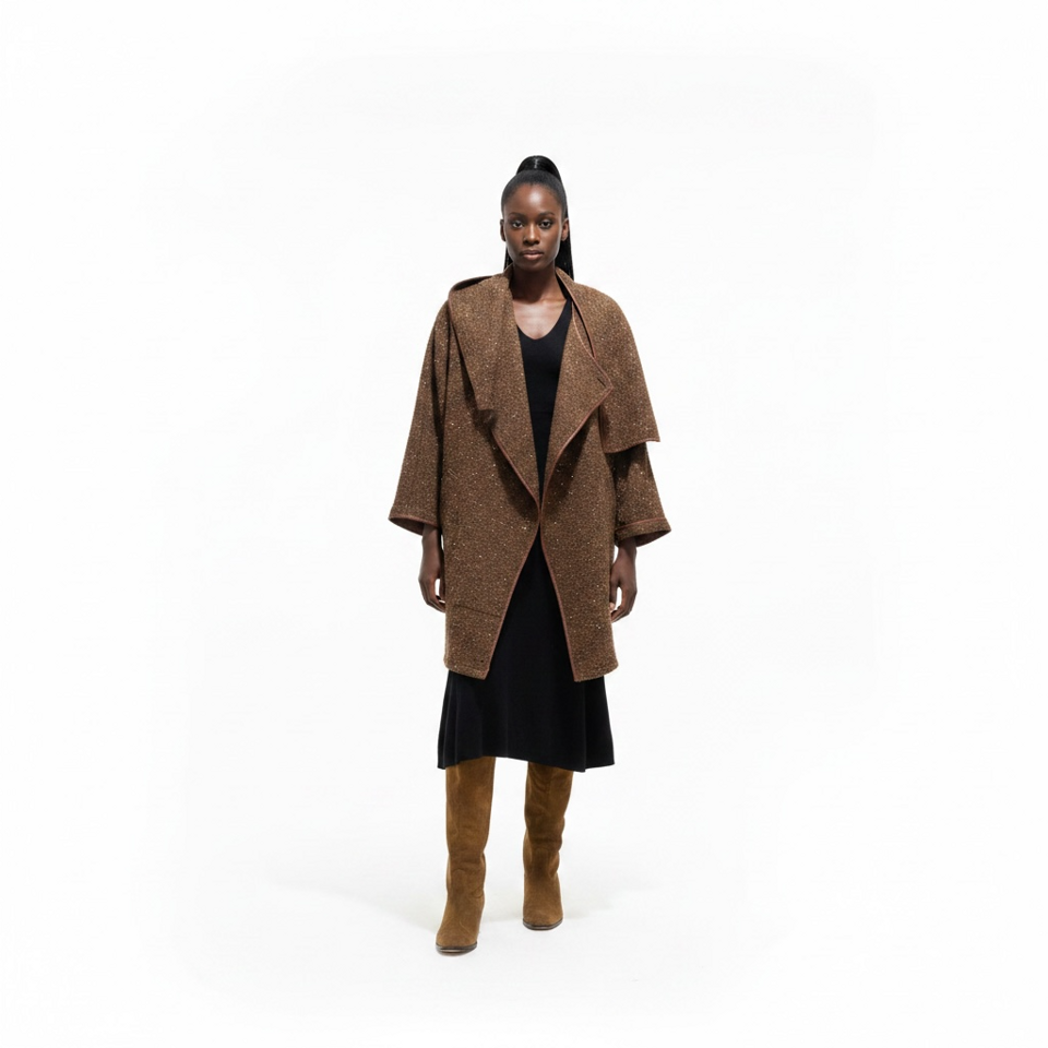 Manteau Max Mara – Marron – Taille 40