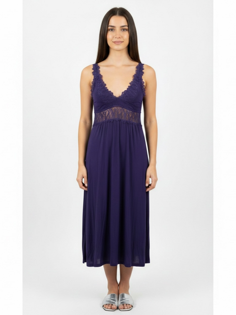 Robe longue – Bleu marine – Taille S
