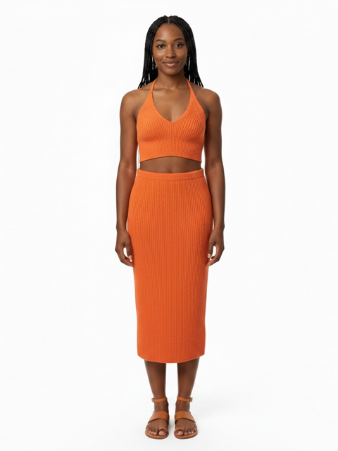 Ensemble Boohoo – Orange – Taille 40