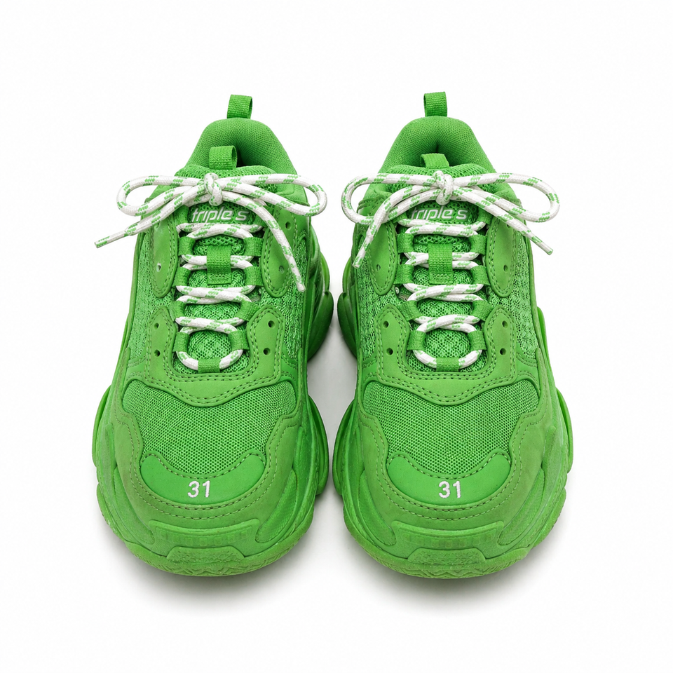 Baskets Balenciaga – Vert néon – Pointure 31