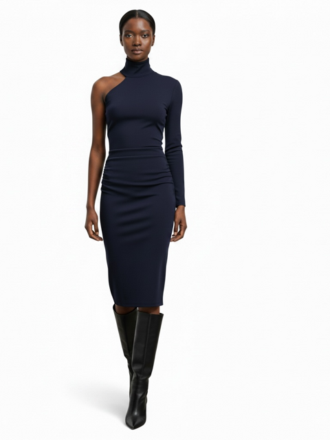 Robe longue – Bleu marine – Taille M