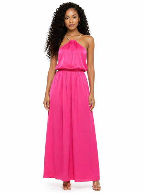 Robe longue – Rose – Taille S