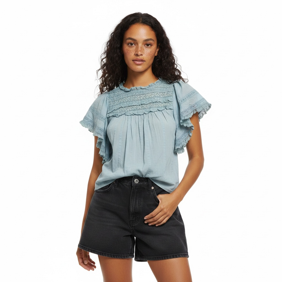 Blouse Vanessa Bruno – Bleu – Taille 36