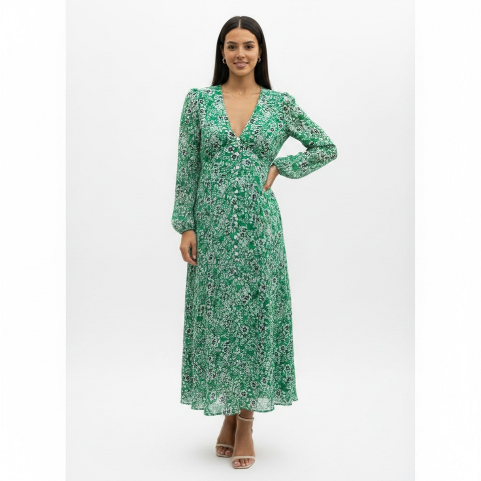 Robe longue Camaïeu – Imprimé – Taille 38