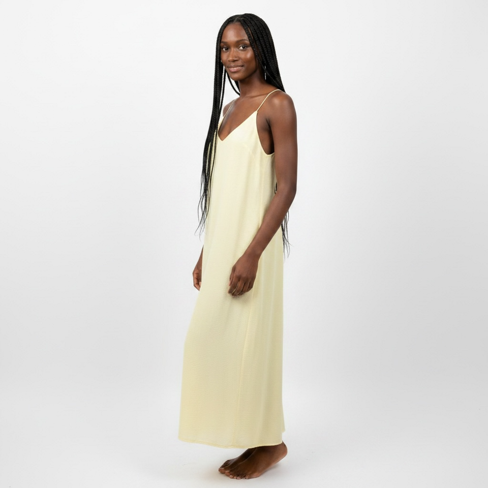 Robe longue Shein – Jaune – Taille L