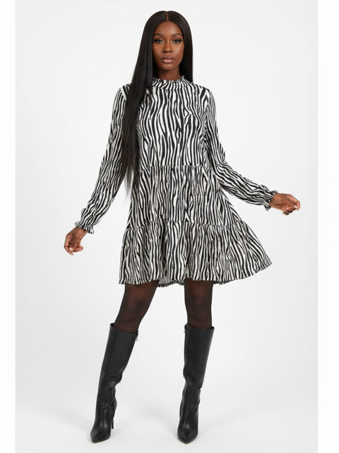 Robe courte – Zèbre – Taille 40