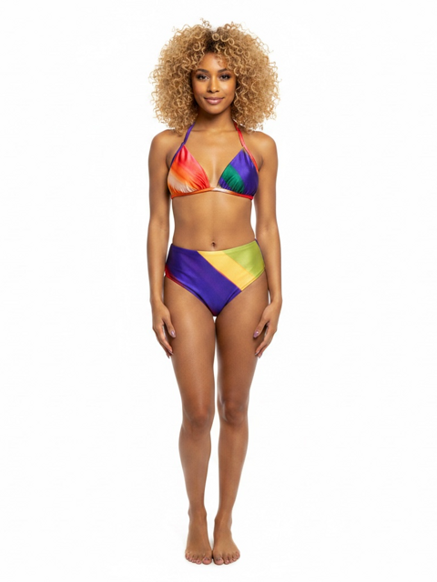 Maillot de bain deux pièces Boohoo – Multicolore – Taille 36