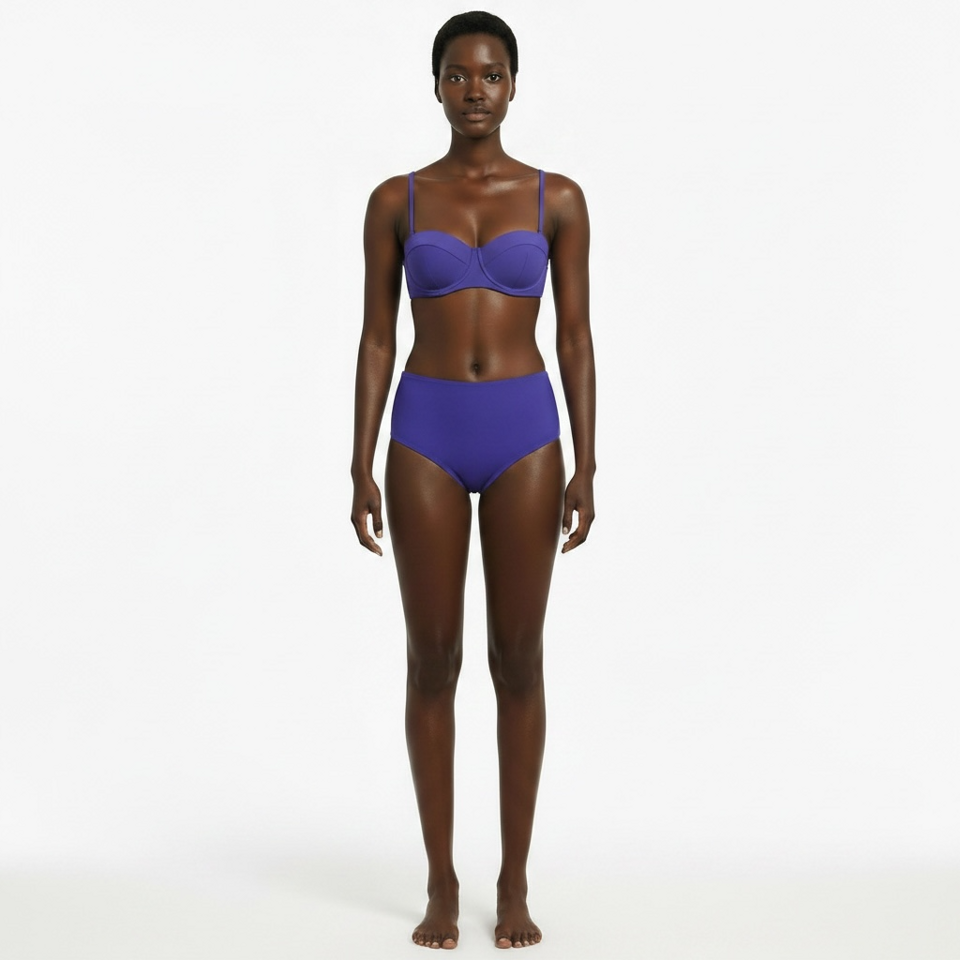 Maillot de bain deux pièces Boohoo – Violet – Taille 38