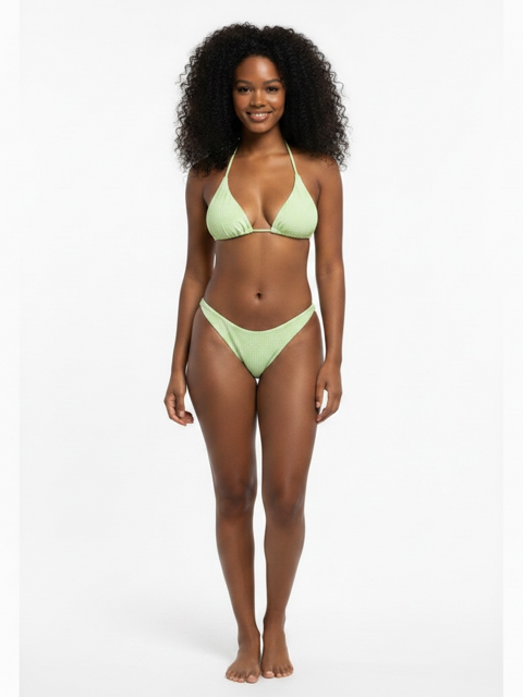 Maillot de bain deux pièces Boohoo – Vert d'eau – Taille 40