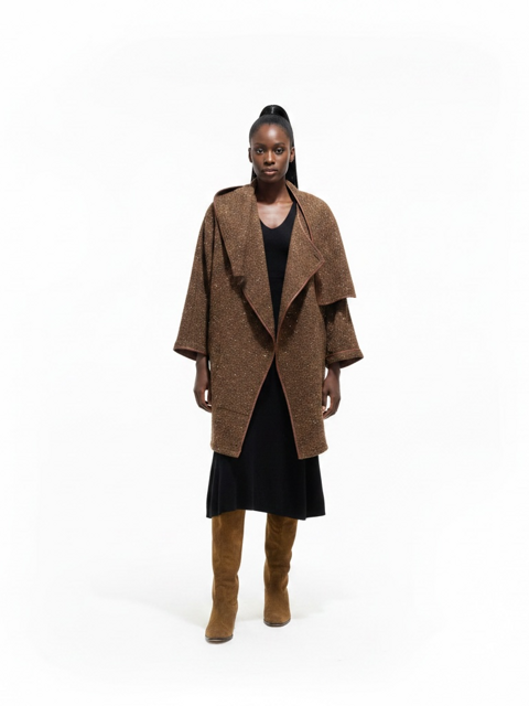 Manteau Max Mara – Marron – Taille 40