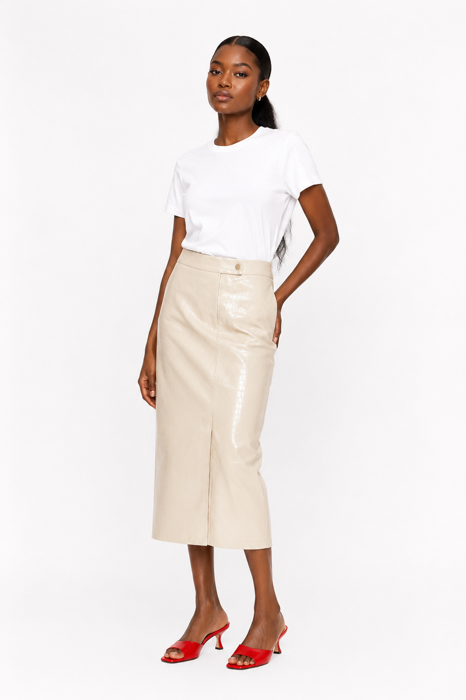 Jupe longue Primark – Beige – Taille 38