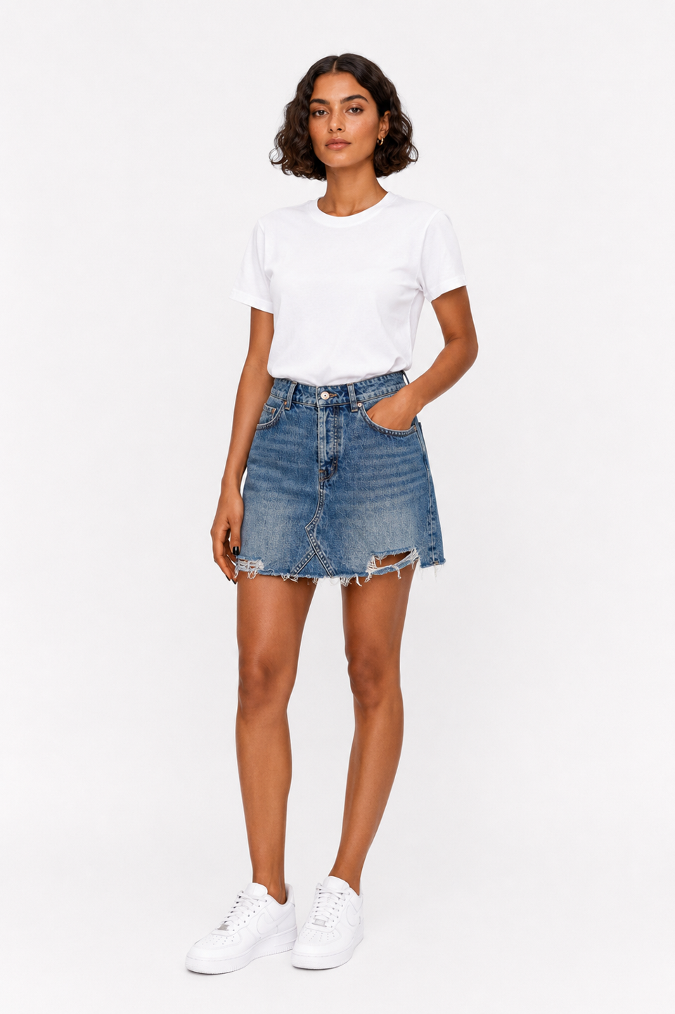 Jupe courte Zara – Jean – Taille S