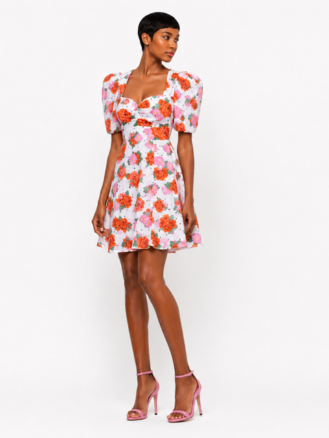 Robe courte Zara – Imprimé – Taille XS