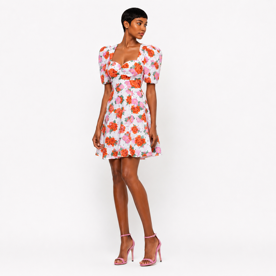 Robe courte Zara – Imprimé – Taille XS