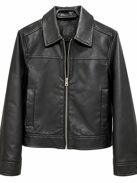 Blouson simili cuir Jennyfer – Noir – Taille S