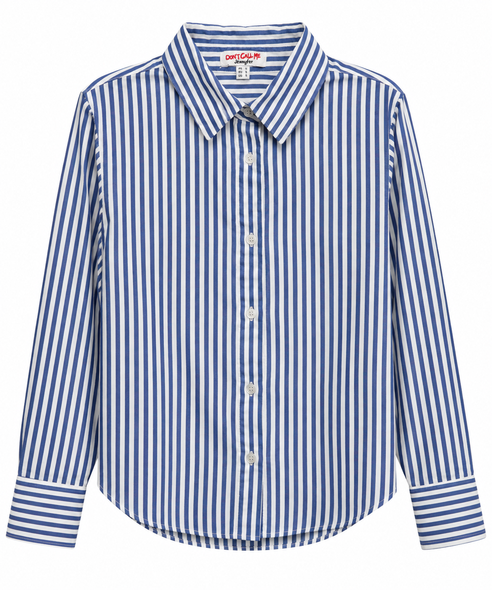 Chemise Jennyfer – Bleu/rayures – Taille S