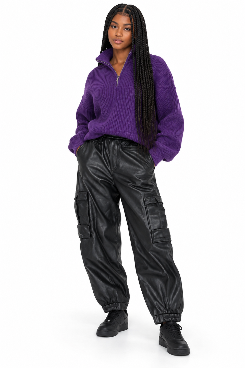 Pantalon cargo Pimkie – Noir – Taille 32