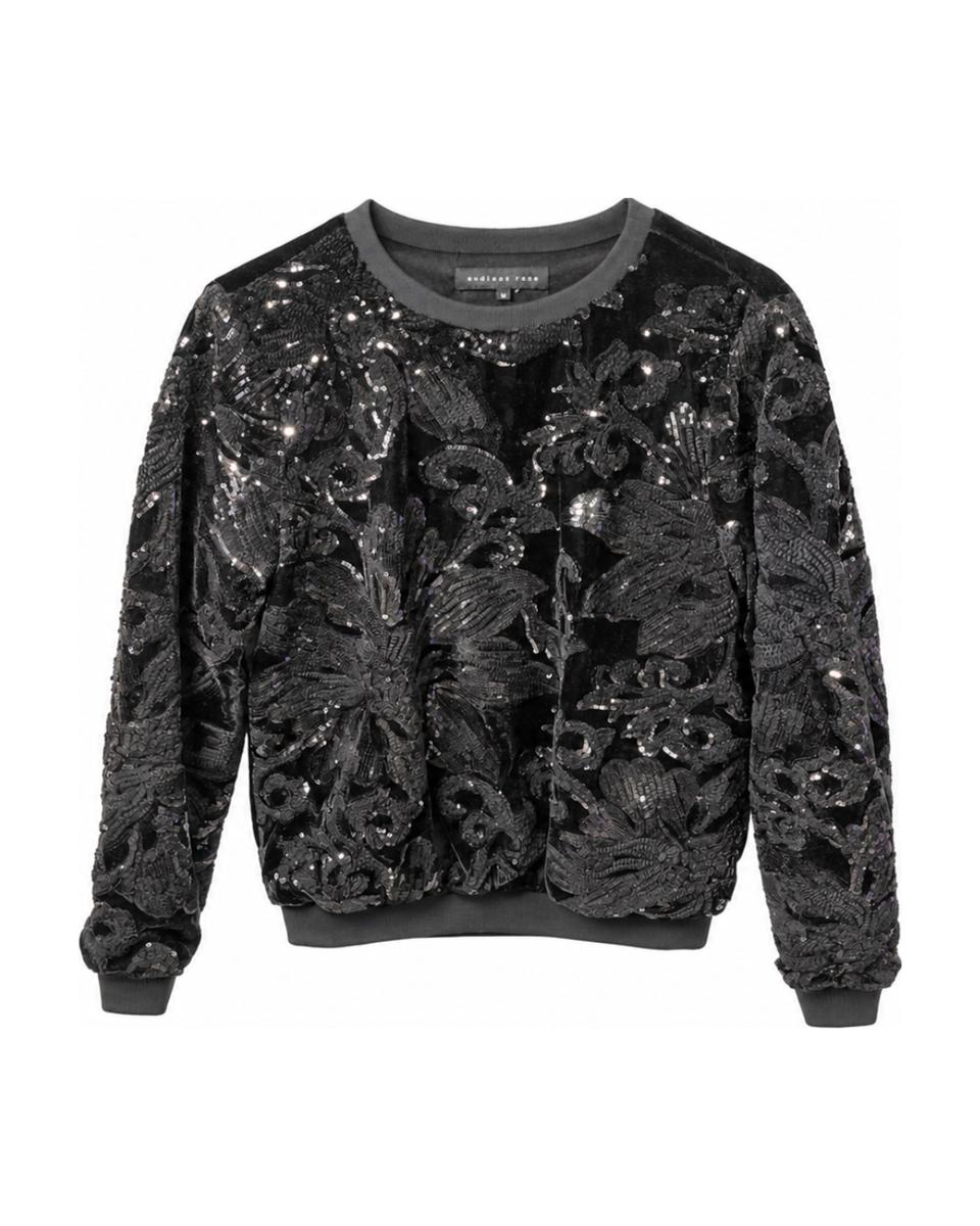 Sweat Endless Rose – Noir – Taille M