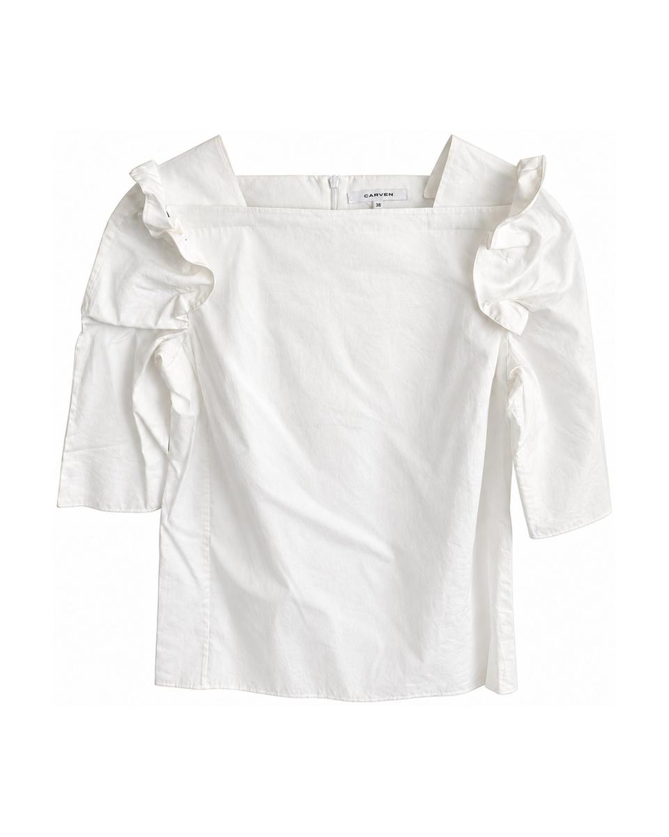 Blouse Carven – Blanc – Taille 38